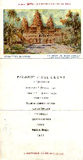 menu du 7 Octobre 1928